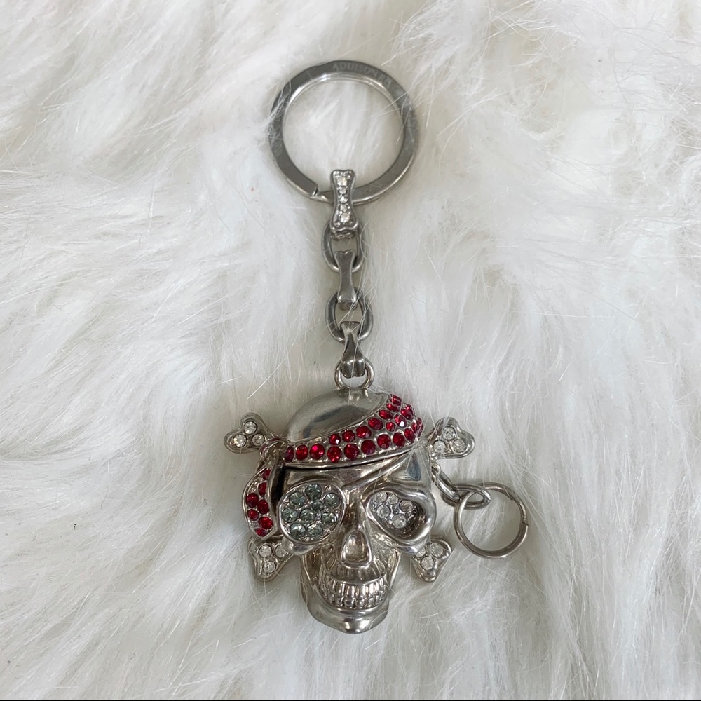 Addison Ross Diamanté Skull Keyring | Made in UK